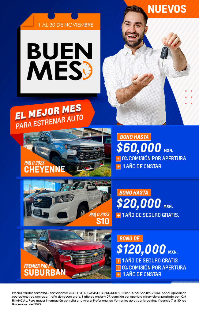BUEN MES 1 al 30 de noviembre