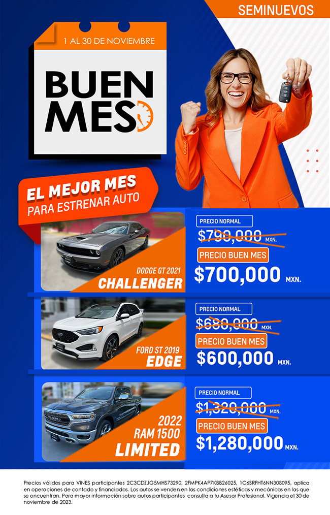 BUEN MES 1 al 30 de noviembre