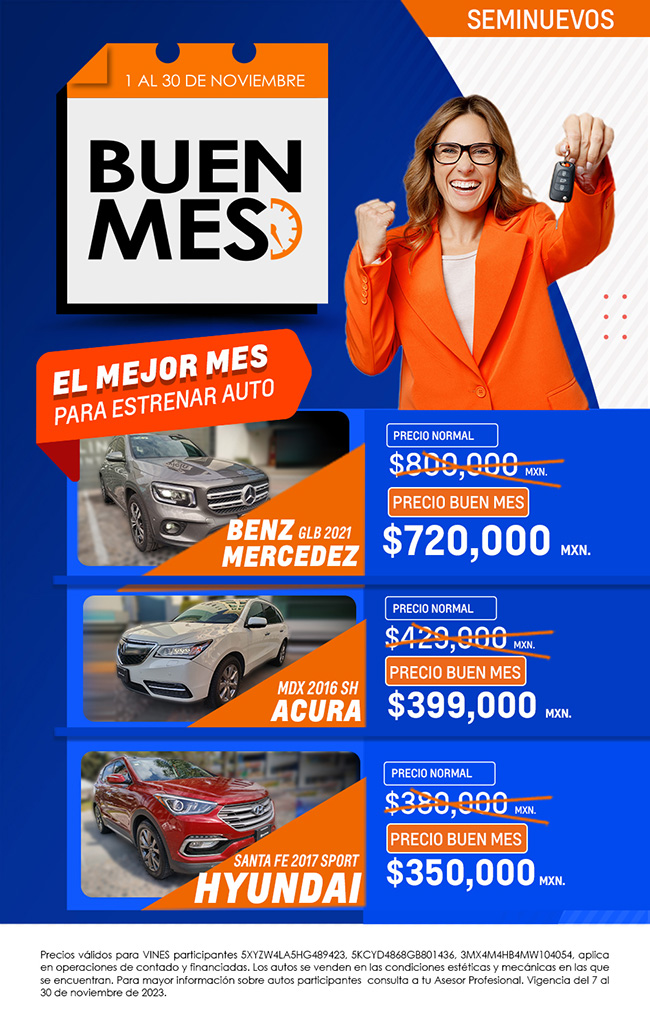 BUEN MES 1 al 30 de noviembre