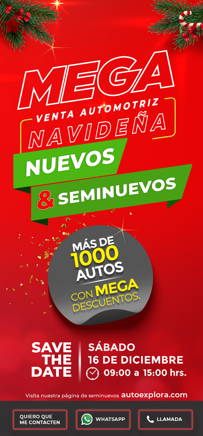 MEGA VENTA AUTOMOTRIZ NAVIDEÑA | 16 DE DICIEMBRE